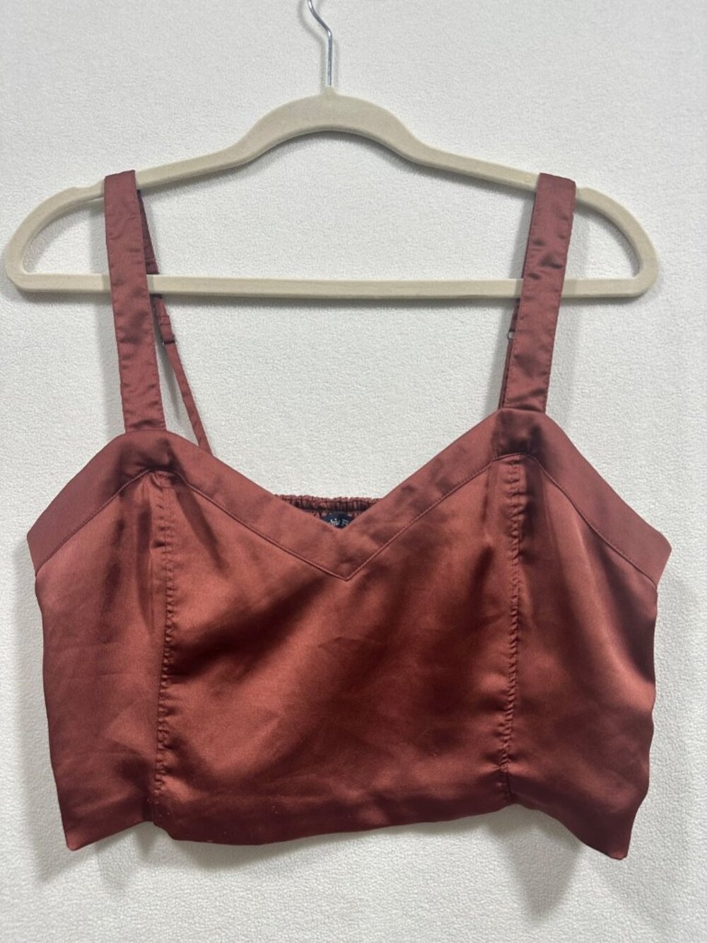Abercrombie and Fitch Sweetheart Crop Top L